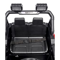 Babyhug Battery Operated Jeep With Music And Lights - Red