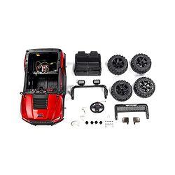 Babyhug Battery Operated Jeep With Music And Lights - Red