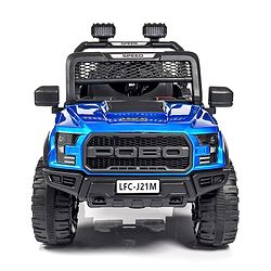 Babyhug Battery Operated Jeep With Music And Lights - Blue