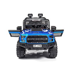 Babyhug Battery Operated Jeep With Music And Lights - Blue