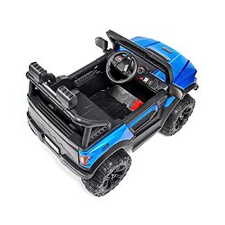 Babyhug Battery Operated Jeep With Music And Lights - Blue