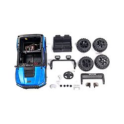 Babyhug Battery Operated Jeep With Music And Lights - Blue