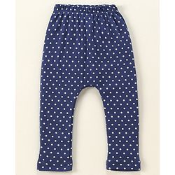 Babyhug Full Length Diaper Leggings Dot & Floral Print Pack Of 3 - Multicolor
