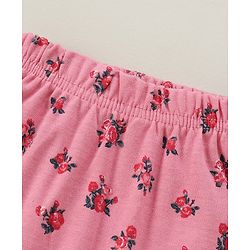 Babyhug Full Length Diaper Leggings Dot & Floral Print Pack Of 3 - Multicolor