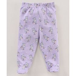 Babyhug Cotton Footed Leggings Multi Print Pack of 3  - Multicolour
