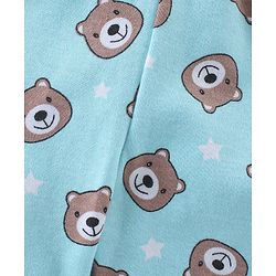 Babyhug Footed Bootie Leggings Stripes & Bear Print Pack Of 3 - Multicolor
