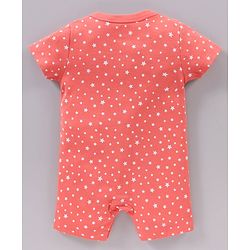 Babyhug 100% Cotton Half Sleeves Romper Multiprint Pack Of 3 - Multicolor