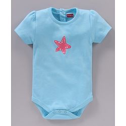 Babyhug 100% Cotton Half Sleeves Onesies Multiprint Pack Of 3 - Multicolor