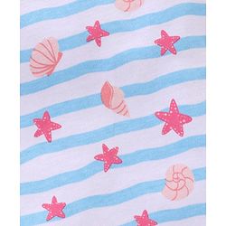Babyhug 100% Cotton Half Sleeves Onesies Multiprint Pack Of 3 - Multicolor