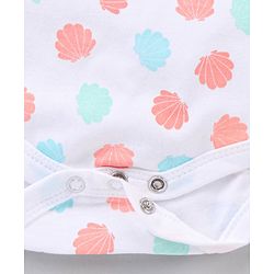 Babyhug Cotton Sleeveless Onesies Polka Dot Print Pack of 3 - Blue Pink White