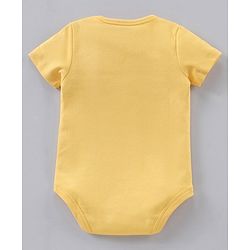 Babyhug 100% Cotton Half Sleeves Onesies Strip & Polka Dot Print Pack of 5 - Blue Yellow Red