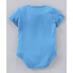 Babyhug 100% Cotton Half Sleeves Onesies Strip & Polka Dot Print Pack of 5 - Blue Yellow Red