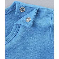 Babyhug 100% Cotton Half Sleeves Onesies Strip & Polka Dot Print Pack of 5 - Blue Yellow Red