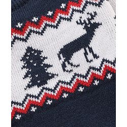 Babyhug Full Sleeves Sweater Placement Design- Blue