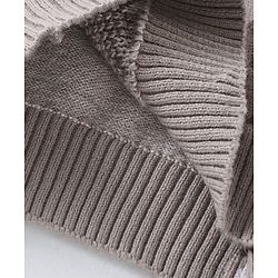 Babyhug Full Sleeves Sweater Squirrel Design - Light Grey