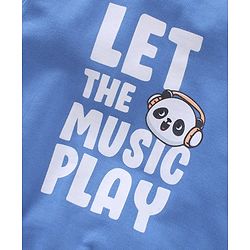 Babyhug Full Sleeves Sweatshirt Panda & Text Print Pack of 2- Multicolor
