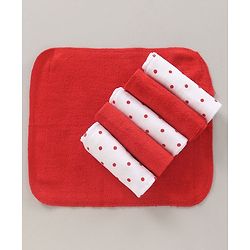 Babyhug Cotton Wash Cloth Pack of 6 - Multicolor