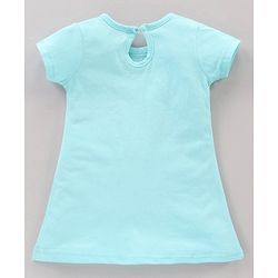 Babyhug Half Sleeves Nighty Kitty Print Pack of 2 - Blue Yellow