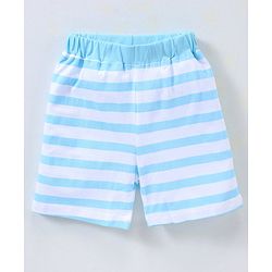 Babyhug Half Sleeves Cotton Shorts Set Shark Printed - Blue