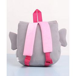 Babyhug Elephant Shaped Soft Toy Bag 11 Inches (Colour & Print May Vary)