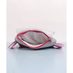 Babyhug Elephant Shaped Soft Toy Bag 11 Inches (Colour & Print May Vary)