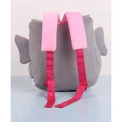 Babyhug Elephant Shaped Soft Toy Bag 11 Inches (Colour & Print May Vary)