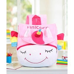 Babyhug Unicorn Shaped Soft Toy Bag - 11 Inches
