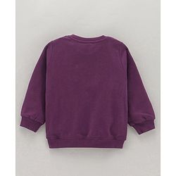BABYHUG GIRL'S FULL SLEEVES SWEATSHIRT WITH GRAPHICS