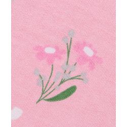 Babyhug Full Sleeves Sweatshirt Floral Print - Pink