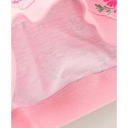 Babyhug Full Sleeves Sweatshirt Floral Print - Pink