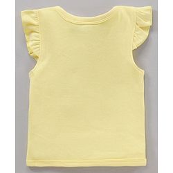 Babyhug 100% Cotton Sleeveless Stripe & Floral Printed Vest Pack Of 3 - Yellow Blue & White