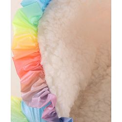 Babyhug Full Sleeves Woven Printed Hooded Padded Jacket - Multicolor