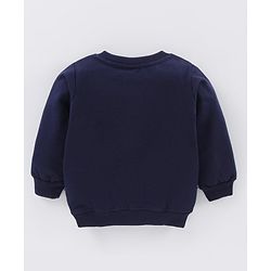 Babyhug Full Sleeves Knit Sweatshirts With Text Graphics Pack of 2- Multicolor