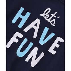 Babyhug Full Sleeves Knit Sweatshirts With Text Graphics Pack of 2- Multicolor