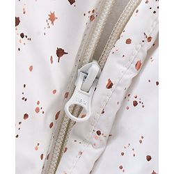 Babyhug Full Sleeves All over printed Winter Wear Romper - White