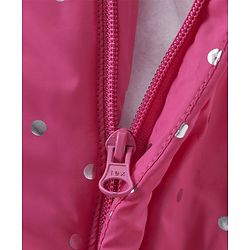 Babyhug Full Sleeves All over printed Winter Wear Romper - Pink