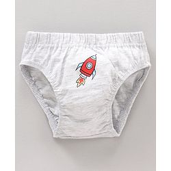 Babyhug Antibacterial Cotton Printed Briefs Pack of 5 - Multicolor