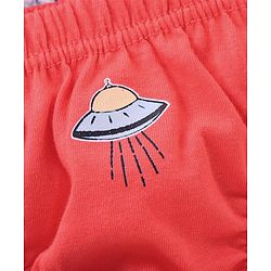 Babyhug Antibacterial Cotton Printed Briefs Pack of 5 - Multicolor