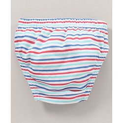 Babyhug Cotton Knit Antibacterial Stripe & Star Printed Briefs Pack of 5 - Multicolour
