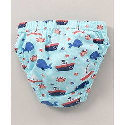 Babyhug Cotton Knit Antibacterial Stripe & Star Printed Briefs Pack of 5 - Multicolour