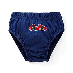 Babyhug Antibacterial Stripes & Vehicle Print Briefs Pack of 5 - Multicolor