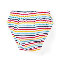 Babyhug Antibacterial Stripes & Vehicle Print Briefs Pack of 5 - Multicolor