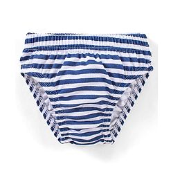 Babyhug Antibacterial Stripes & Vehicle Print Briefs Pack of 5 - Multicolor