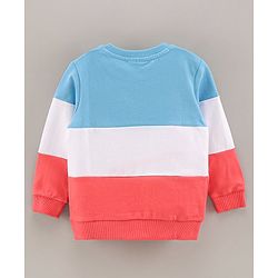 Babyhug Full Sleeves Sweatshirt Mickey Mouse Print - Multicolor