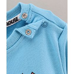 Babyhug Full Sleeves Sweatshirt Mickey Mouse Print - Multicolor