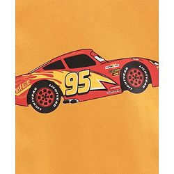 Babyhug Full Sleeves Sweatshirts Lightning Mcqueen Print - Yellow