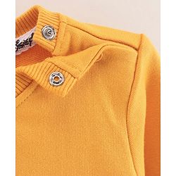 Babyhug Full Sleeves Sweatshirts Lightning Mcqueen Print - Yellow