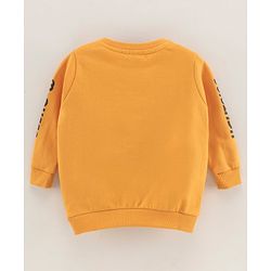 Babyhug Full Sleeves Sweatshirts Lightning Mcqueen Print - Yellow