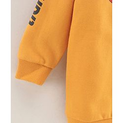 Babyhug Full Sleeves Sweatshirts Lightning Mcqueen Print - Yellow