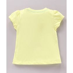 Babyhug Short Sleeves Nightwear Pajama Set Ice-Cream Print - Yellow Pink